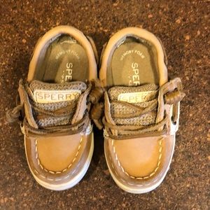 Toddler boys sperry shoes. Size 5